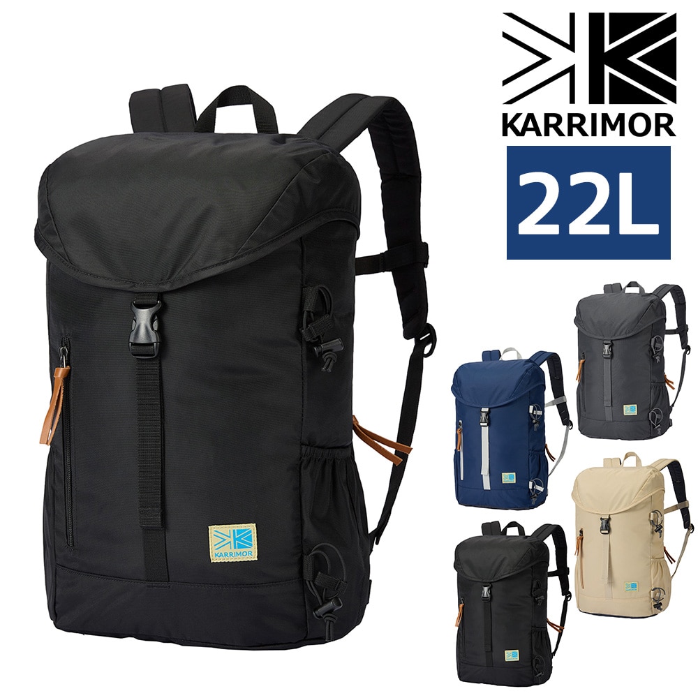 カリマー バッグ リュックサック デイパック バックパック KARRIMOR ライフスタイル VTデイパックR 22L B4 A4 メンズ レディース 誕生日プレゼント ギフト 【正規代理店】 1.ブラック -5012199000 bfss25