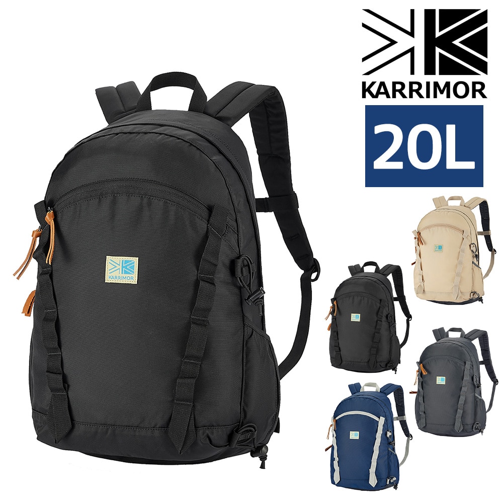 カリマー バッグ リュックサック デイパック バックパック KARRIMOR ライフスタイル VTデイパックF 20L B4 A4 メンズ レディース 誕生日プレゼント ギフト 【正規代理店】 1.ブラック -5012209000 bfss25