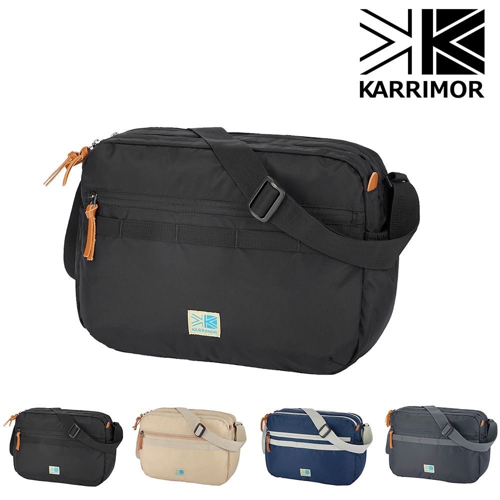 カリマー バッグ ショルダーバッグ 斜め掛けバッグ サブバッグ KARRIMOR ライフスタイル VTショルダーR 15L A4 B5 メンズ レディース 誕生日プレゼント 正規代理店 1.ブラック -5012219000 bfss25