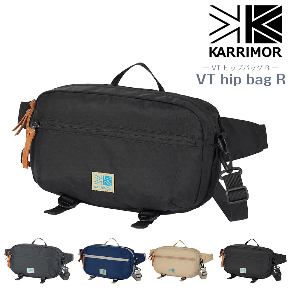 カリマー バッグ ウエストバッグ ショルダーバッグ 2WAY ボディバッグ KARRIMOR ライフスタイル VTヒップバッグR 5.5L A5 B6 メンズ レディース送料無料 プレゼント 正規代理店 1.ブラック -5012229000 bfss25