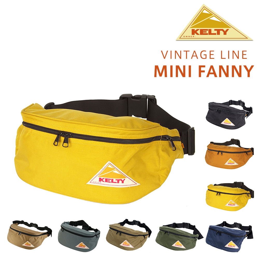 ケルティ KELTY ウエストバッグ VINTAGE MINI FANNY ミニファニー 32591825 3.マスタード -99x1825mustard bfss25