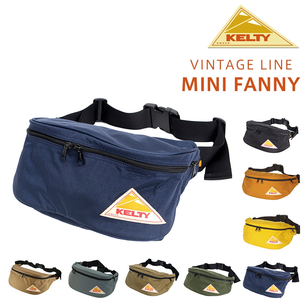 ケルティ KELTY ウエストバッグ VINTAGE MINI FANNY ミニファニー 32591825 4.ネイビー -99x1825navy bfss25