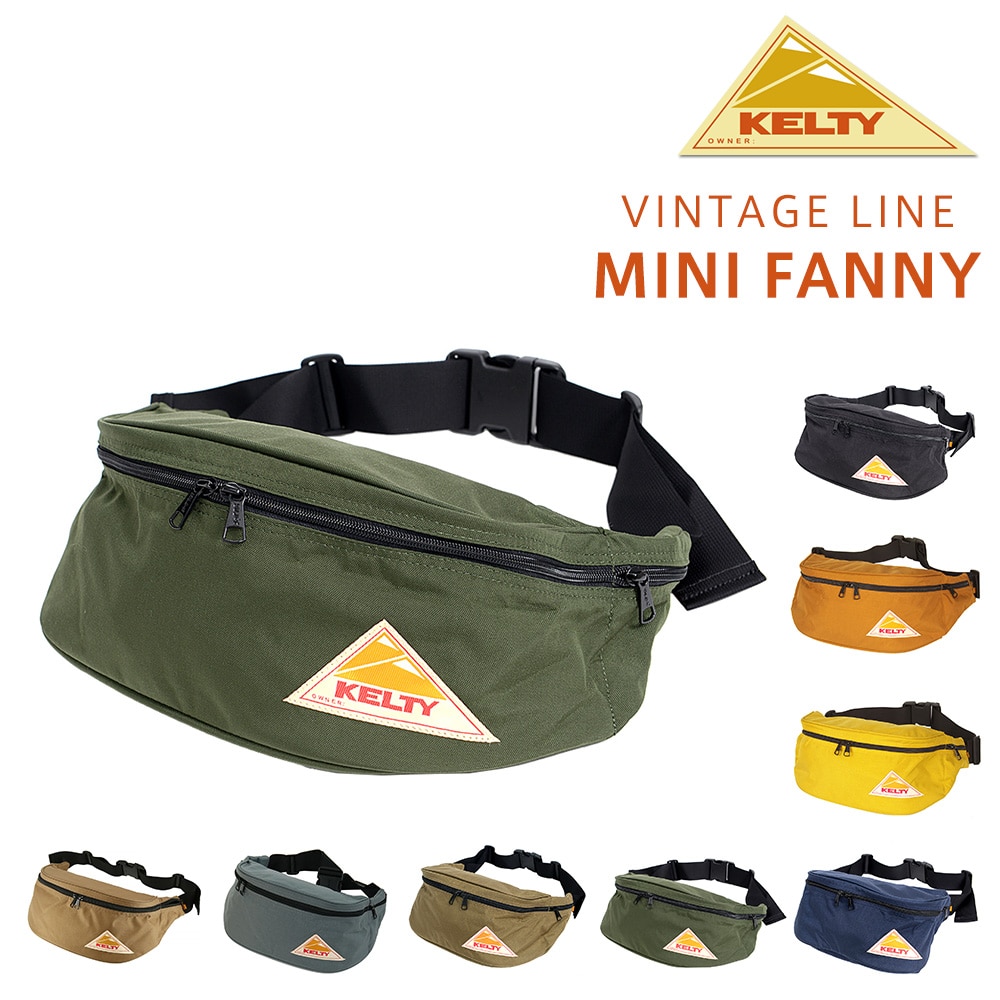 ケルティ KELTY ウエストバッグ VINTAGE MINI FANNY ミニファニー 32591825 5.オリーブ -99x1825olive bfss25