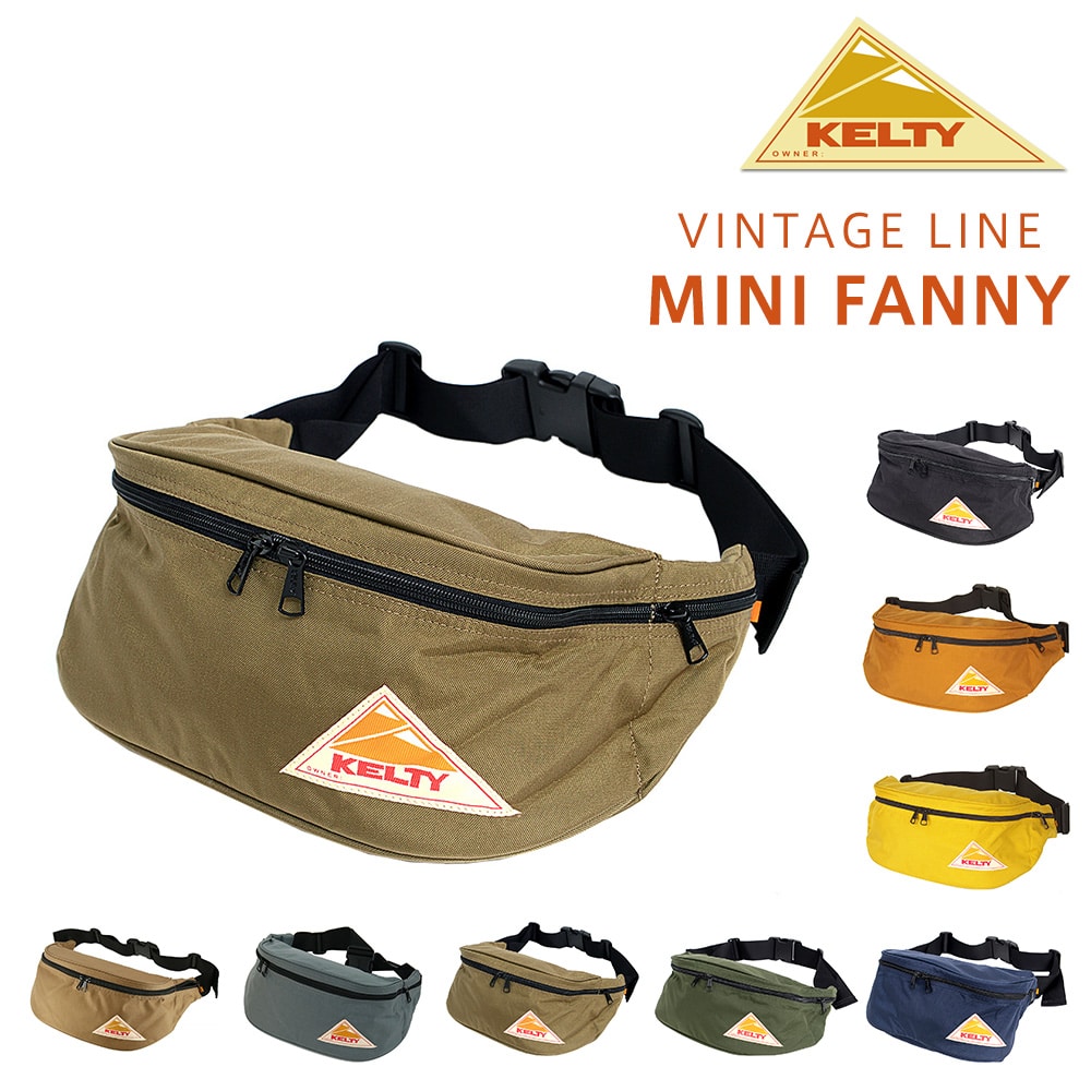 ケルティ KELTY ウエストバッグ VINTAGE MINI FANNY ミニファニー 32591825 6.タン -99x1825tan bfss25
