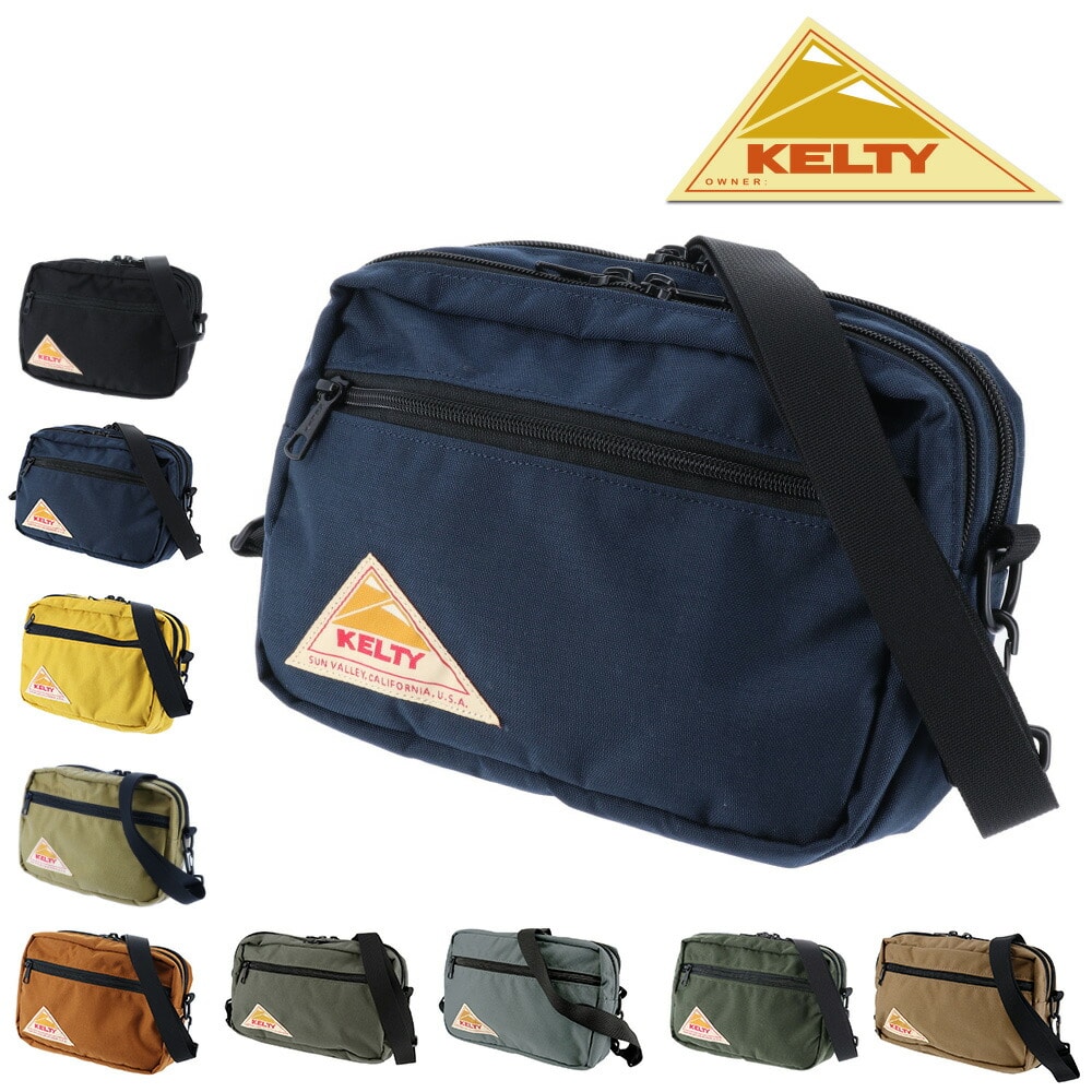 ケルティ KELTY ショルダーバッグ VINTAGE ヴィンテージ RECTANGLE ZIP SHOULDER レクタングルジップショルダー 2592155 4.ネイビー - 99x2155navy bfss25