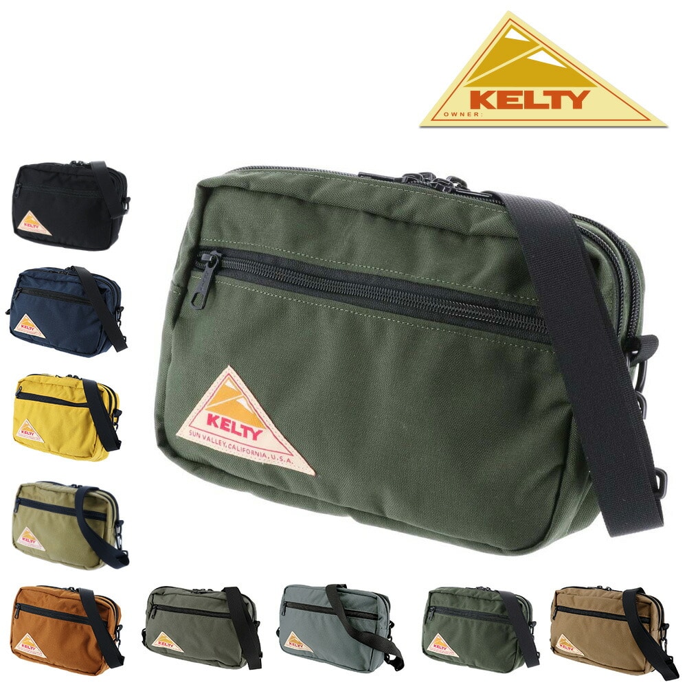ケルティ KELTY ショルダーバッグ VINTAGE ヴィンテージ RECTANGLE ZIP SHOULDER レクタングルジップショルダー 2592155 5.オリーブ - 99x2155olive bfss25