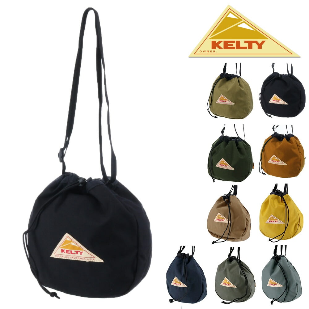 ケルティ KELTY ショルダーバッグ VINTAGE ヴィンテージ KINCHAKU SHOULDER キンチャクショルダー 2592354 1.ブラック - 99x2354blk bfss25