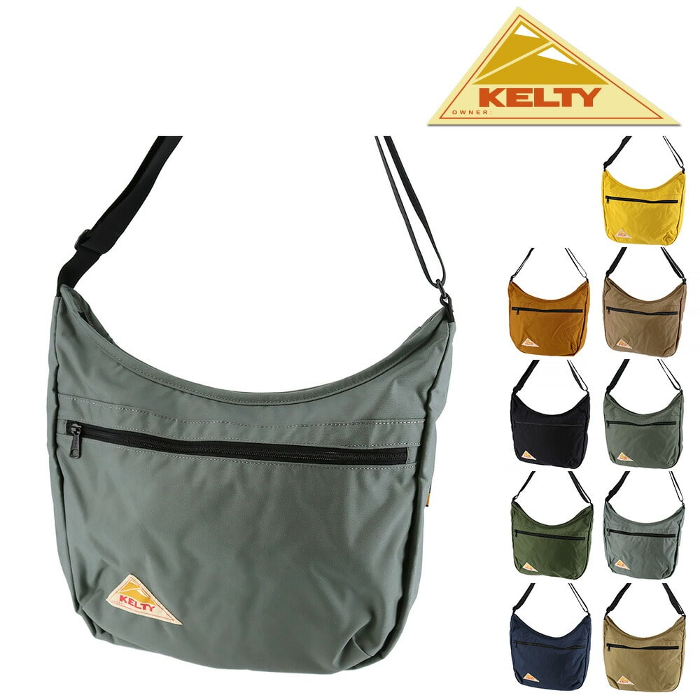 ケルティ KELTY ショルダーバッグ VINTAGE ヴィンテージ CURVE SHOULDER M 2.0 カーブショルダーM2.0 250322 7.グラファイト - 99x250322gylp bfss25