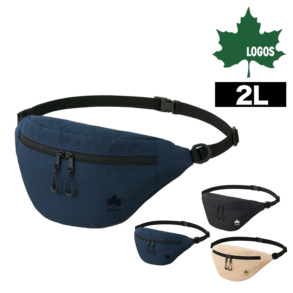 ロゴス バッグ ウエストバッグ ボディバッグ ヒップバッグ LOGOS ウエストポーチ 2L A6対応 374109 メンズ レディース キッズ 誕生日プレゼント ギフト ラッピング無料 正規代理店 2.ネイビー -37410919