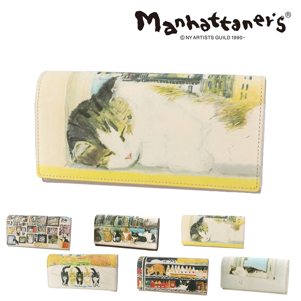 マンハッタナーズ 財布 長財布 本革 小物 雑貨 manhattaner's トップパース かぶせタイプ 0751515 0751525 レディース 送料無料 誕生日プレゼント ギフト 【正規代理店】 2.ぐっすりフェデリコ -99x0751525-1045