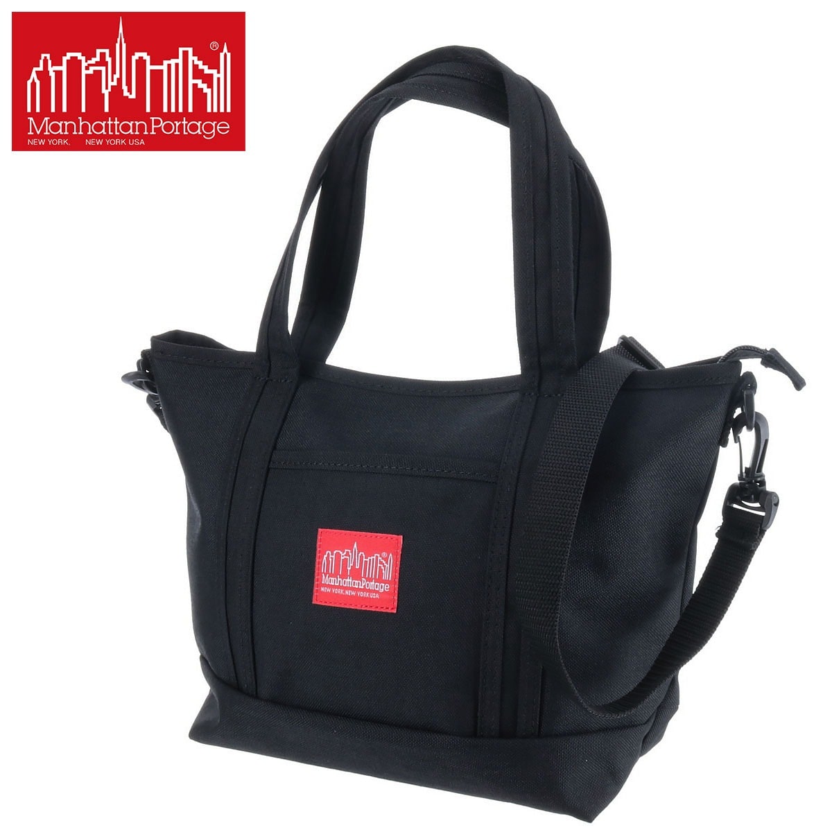 マンハッタンポーテージ Manhattan Portage 2WAYトートバッグ Rego Tote Bag レゴトートバッグ mp1305z2 ブラック 10x1000
