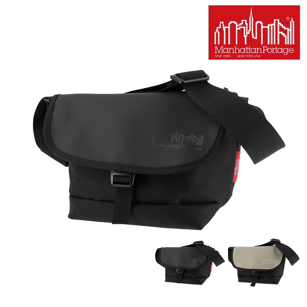 マンハッタンポーテージ Manhattan Portage メッセンジャーバッグ Nylon Messenger Bag JR Flap Zipper Pocket Dulon mp1605jrfzp 1.ブラック -1000 cou09