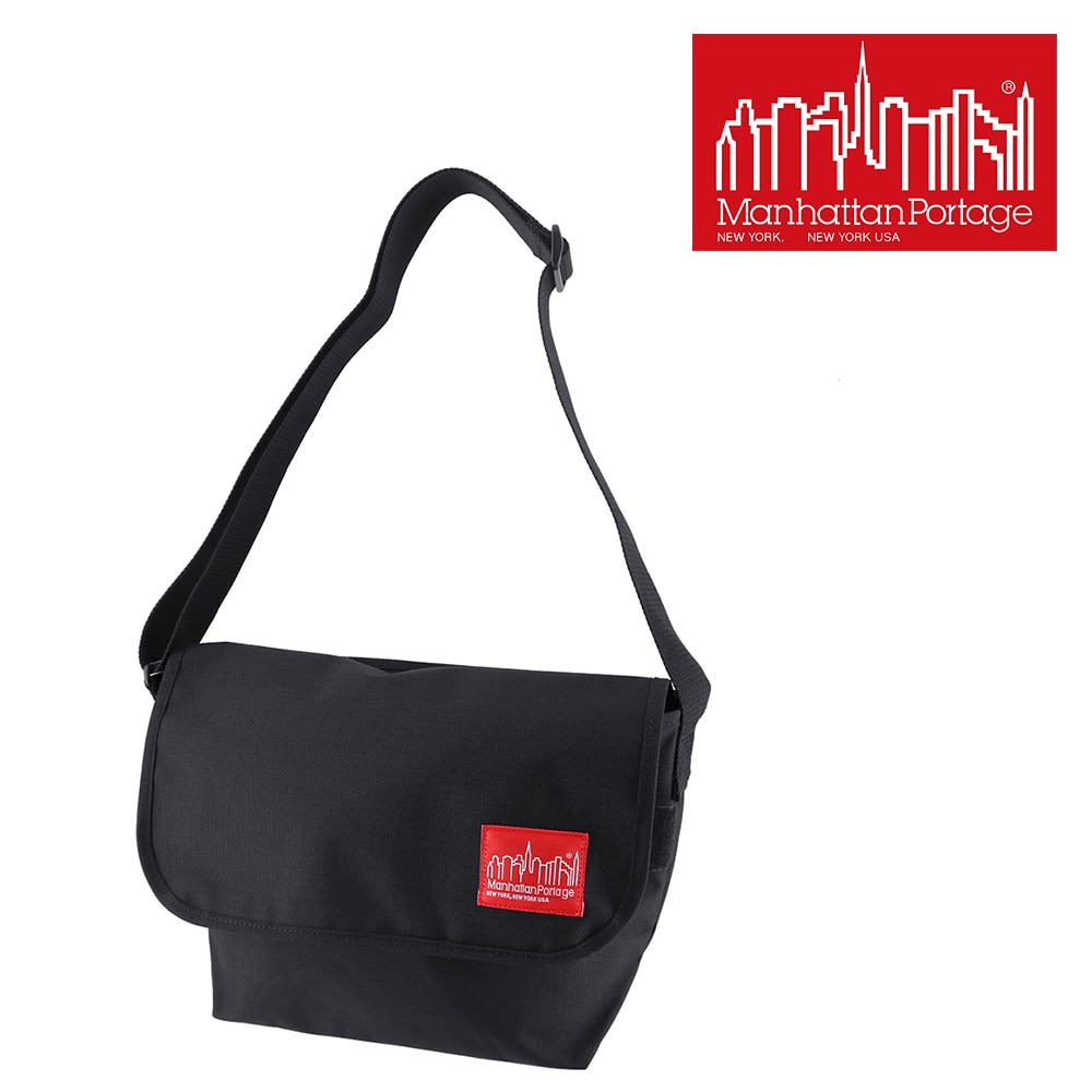 マンハッタンポーテージ ManhattanPortage メッセンジャーバッグjrバージョン2 NY Messenger Bag JR Ver.2 mp1606jr2 ブラック -10x1000