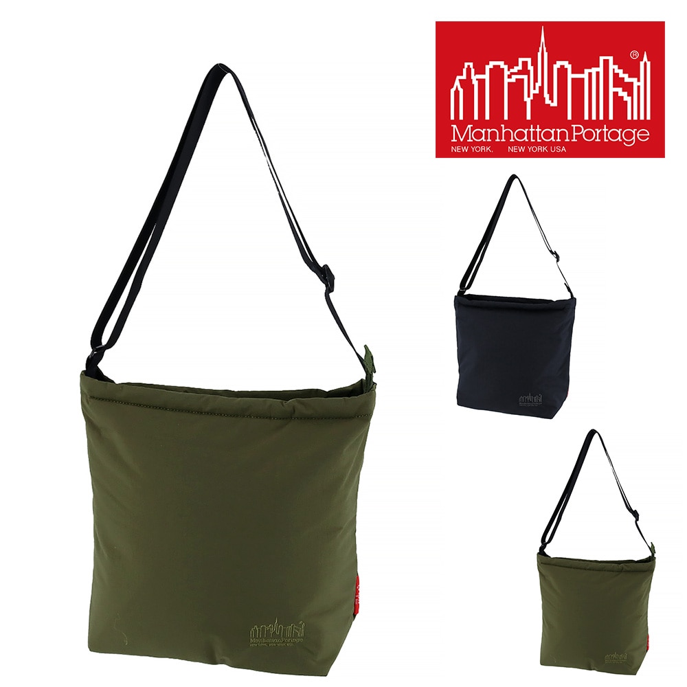 マンハッタンポーテージ Manhattan Portage ショルダーバッグ Braganza Shoulder Bag Padded Nylon Taffeta MP2405PNT 2.オリーブ -57x5200 cou09