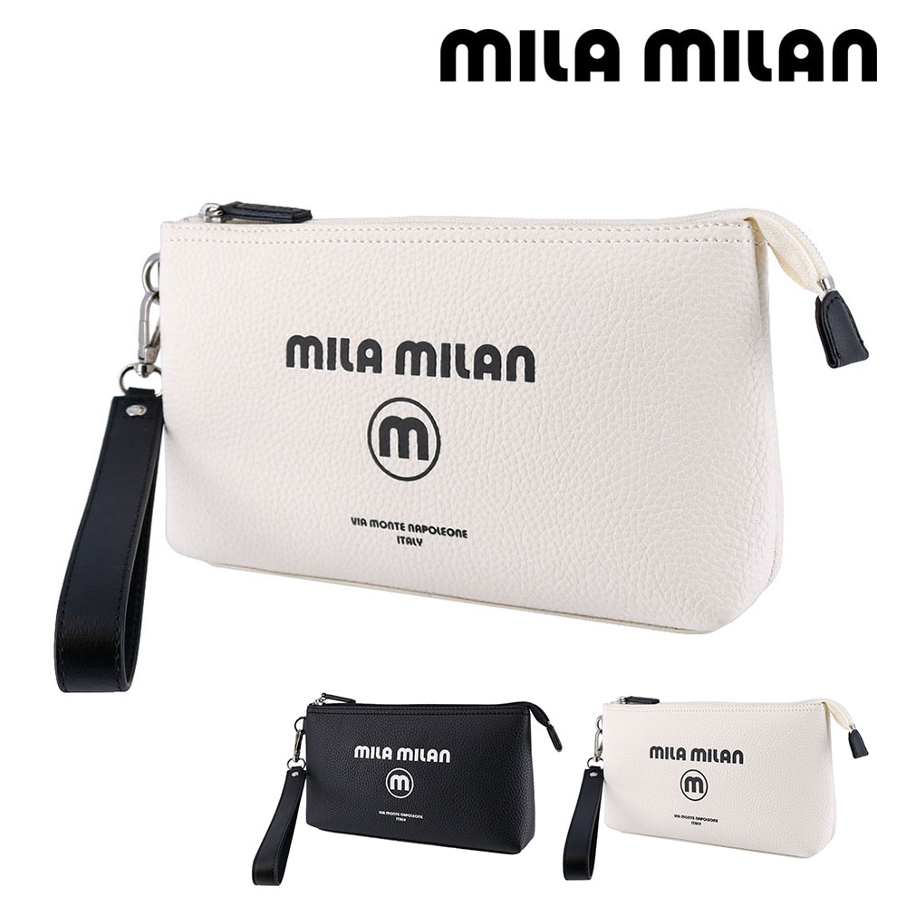 ミラ・ミラン mila milan コルソ クラッチバッグ 250201 2.ホワイト -20xwht