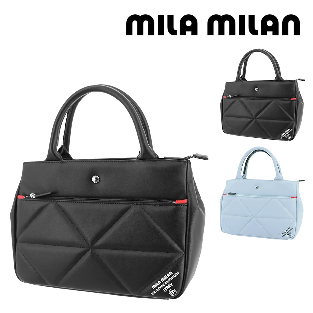 ミラ・ミラン mila milan テトラ ドライビングトートバッグ 252521 1.ブラック -blk