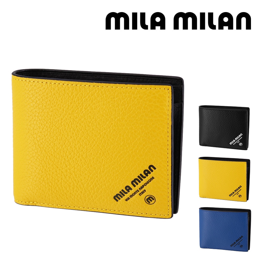 ミラ・ミラン mila milan コパー 二つ折り財布 253624 2.イエロー -52xylw