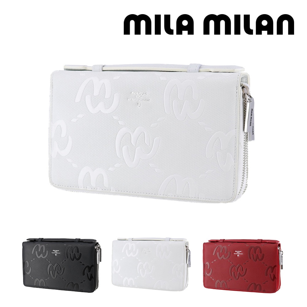 ミラ・ミラン mila milan ミオ スマートセルバッグ クラッチバッグ 255213 2.ホワイト -20xwht