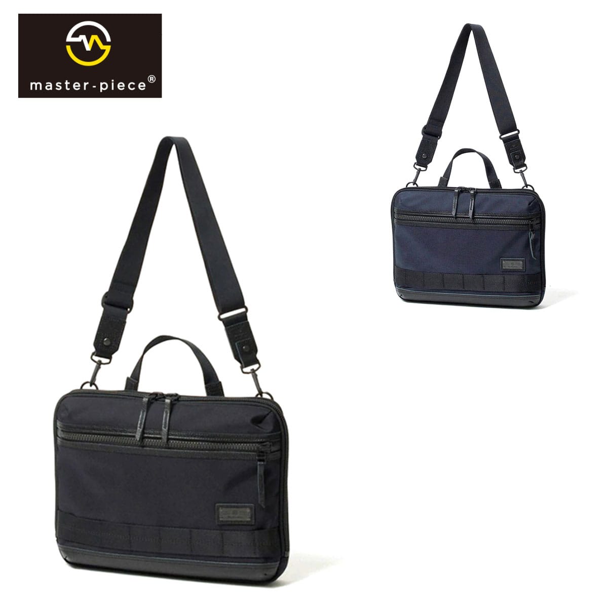 マスターピース master-piece RISE ライズ 2WAYショルダーバッグ 02265 1.ブラック 10x010
