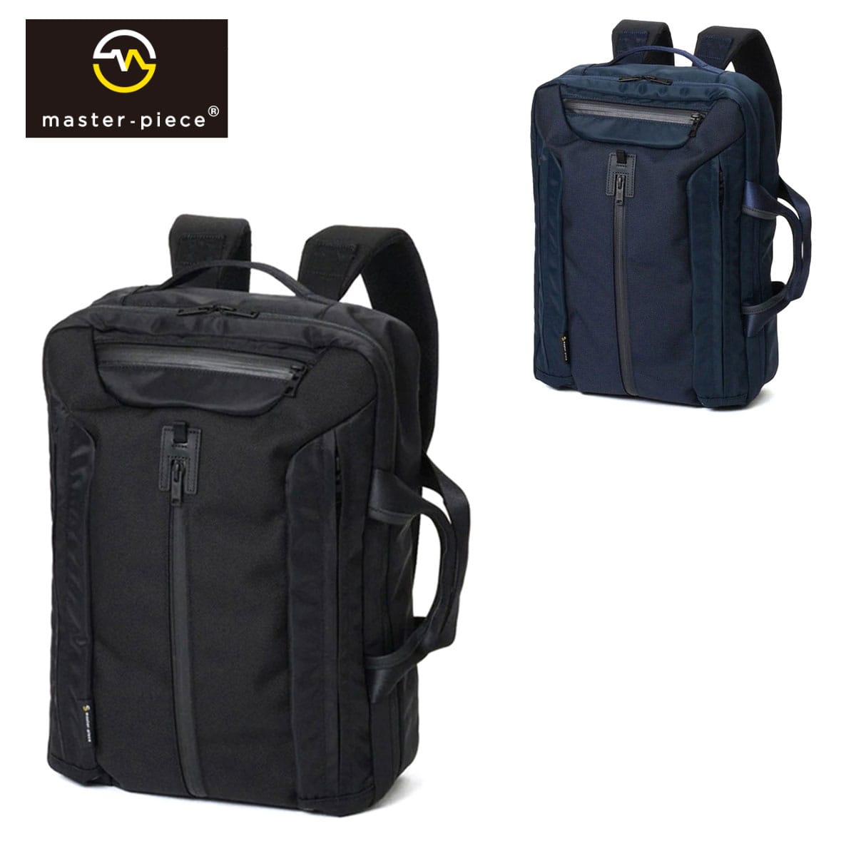 マスターピース master-piece time タイム 2WAYビジネスバッグ 02470 1.ブラック 10x010