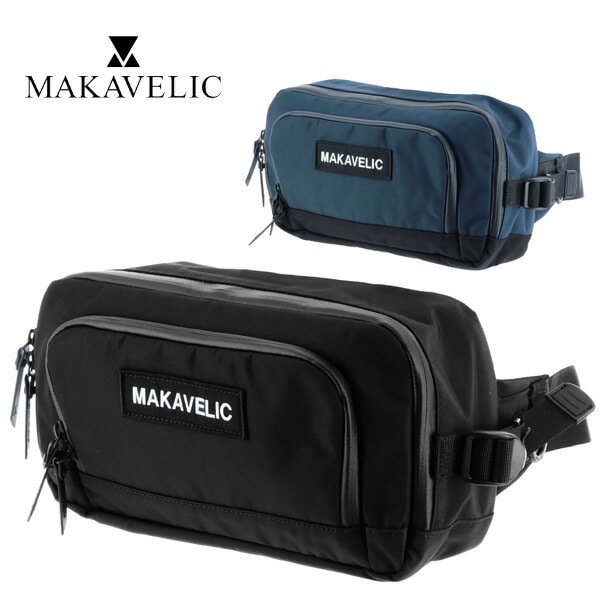 マキャベリック MAKAVELIC ウエストバッグ ボディバッグ ダムーブウエストバッグ 【TRUCKS/トラックス】 [DA MOVE WAISTBAG] 3107-10302 77 2.ネイビーxブラック bfss25