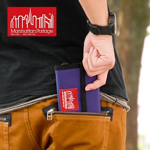 マンハッタンポーテージ ManhattanPortage 折財布 【Park Avenue Wallet】 MP1013 10xblk 1.ブラック