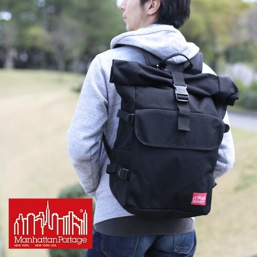 【ノベルティトート付き】 マンハッタンポーテージ Manhattan Portage リュックサック デイパック 【Silvercup Backpack】 mp1236 10x1000 ブラック m05ntt