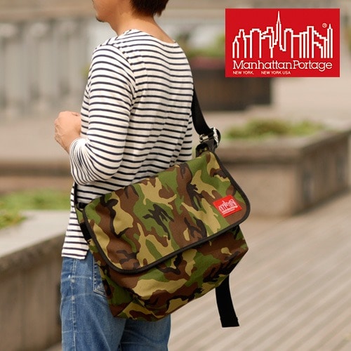 マンハッタンポーテージ ManhattanPortage メッセンジャーバッグ(LGサイズ) 【Vintage Messenger】 MP1607v 10xblk 1.ブラック