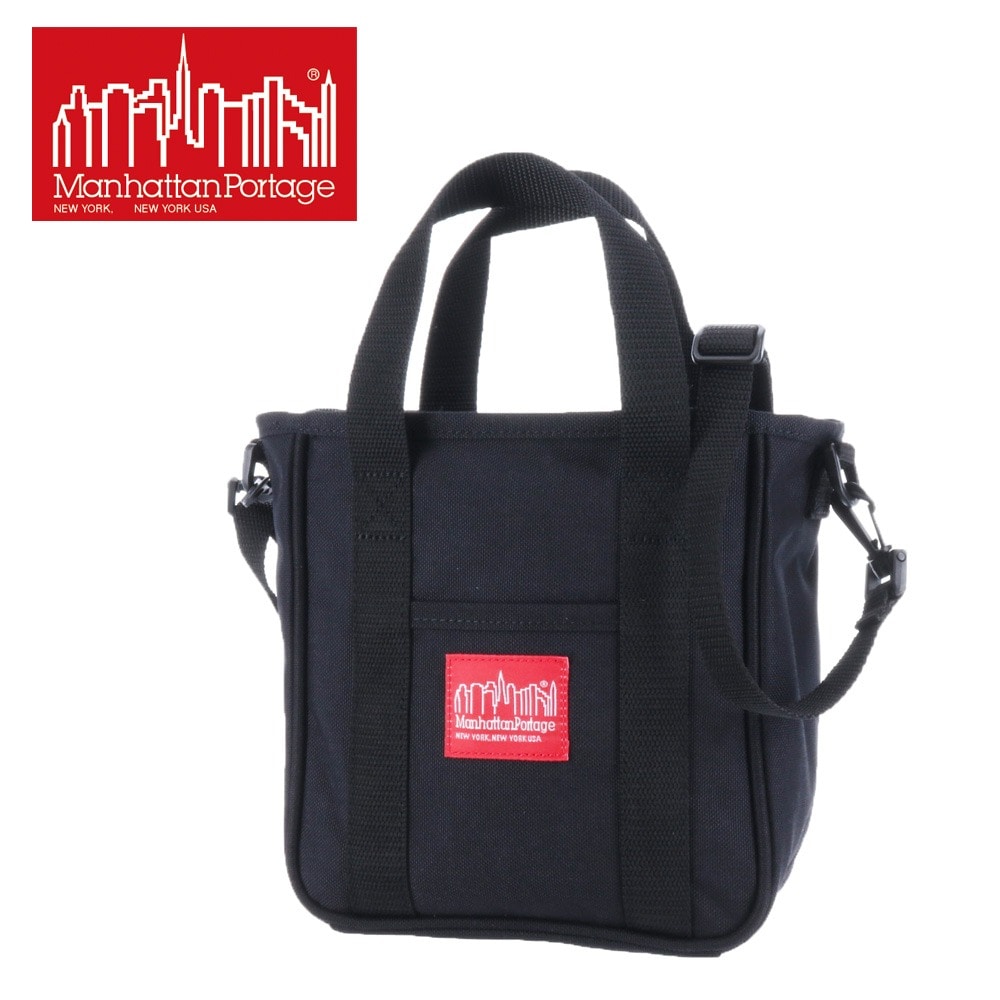 マンハッタンポーテージ Manhattan Portage ミニ ゴーワヌストートバッグ Mini Gowanus Tote Bag 2wayトートバッグ ショルダーバッグ mp7314 ブラック 10x1000
