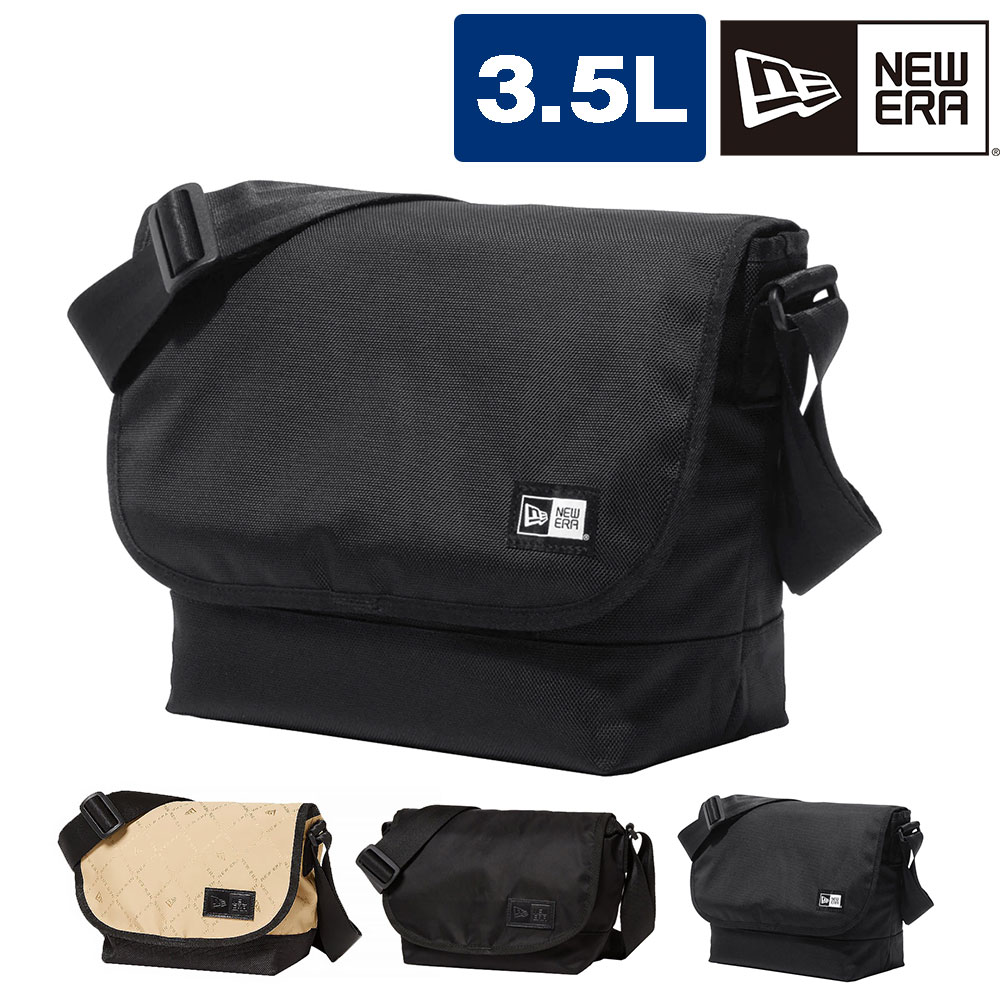 ニューエラ バッグ ショルダー メッセンジャーバッグ 斜め掛けバッグ NEW ERA ショルダーバッグミニ 3.5L メンズ レディース キッズ 誕生日プレゼント  正規代理店 1.ブラック -99x14521320
