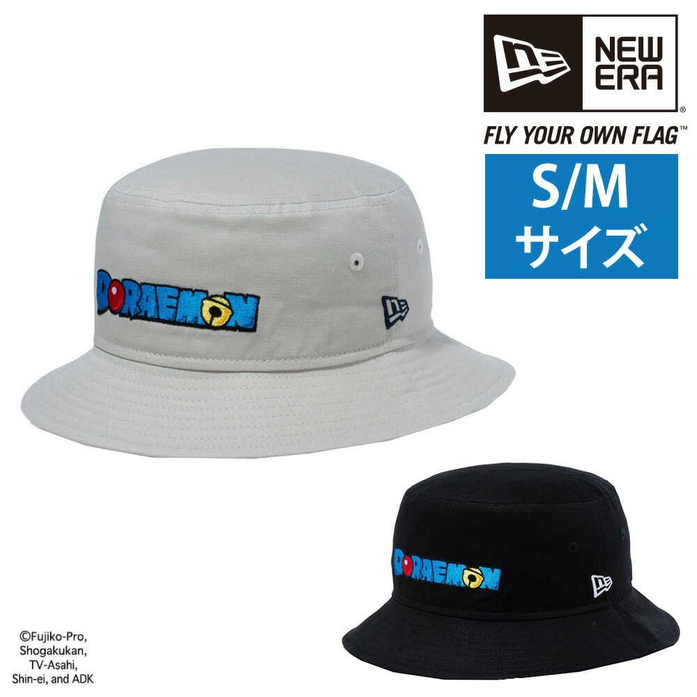 ニューエラ NEW ERA ドラえもん 帽子 BUCKET- 01 WOVEN WAPPEN バケット01 ウーブンワッペン 2.ストーン(S/M) -99x14174550s