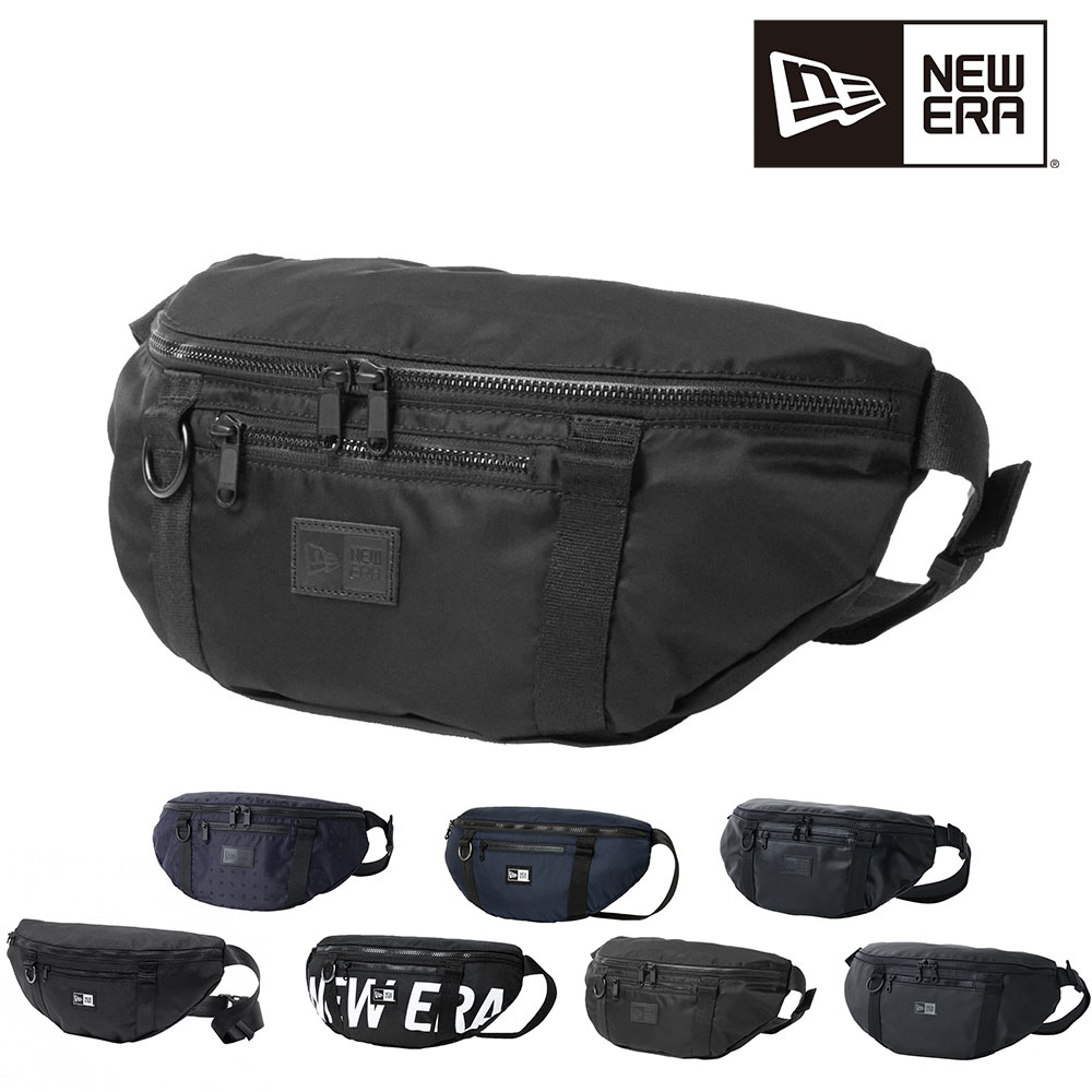ニューエラ バッグ ヒップバッグ ボディバッグ ウエストポーチ NEW ERA ウエストバッグ 2L B6 メンズ レディース キッズ 送料無料 誕生日プレゼント ギフト ラッピング無料 【正規代理店】 4.ナイロンツイルブラック -99x14392098