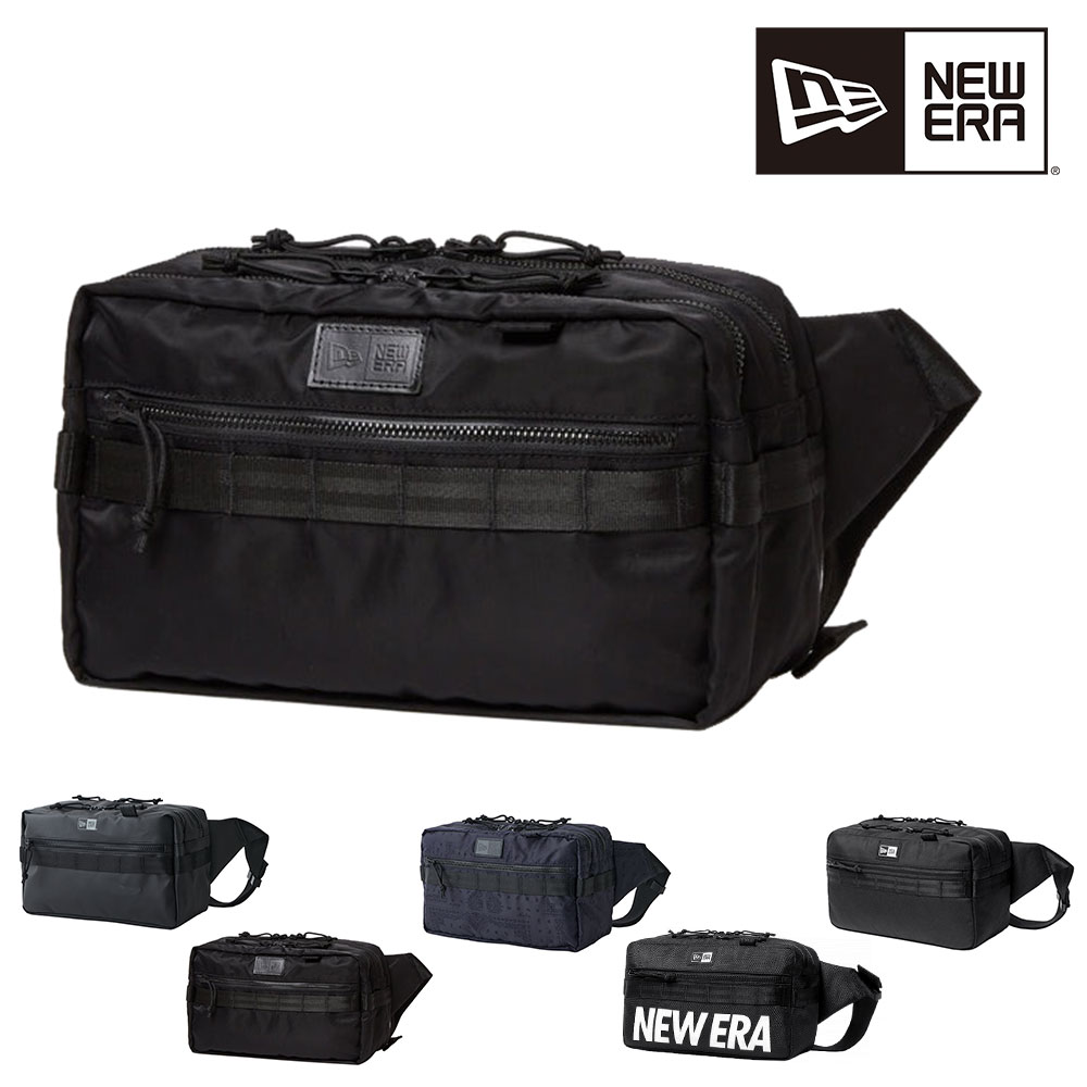 ニューエラ バッグ ウエストバッグ ウエストポーチ ボディバッグ NEW ERA スクエアウエストバッグ 7L A5 B6 メンズ レディース キッズ 誕生日プレゼント 正規代理店 4.ナイロンツイルブラック -99x14392106