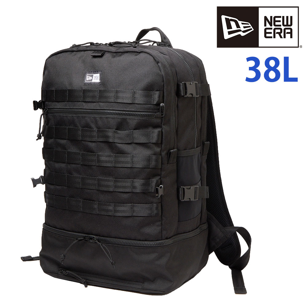 ニューエラ リュック バッグ リュックサック デイパック バックパック 大容量 NEW ERA クラブパック 38L A3 B4 A4 メンズ レディース キッズ プレゼント ギフト ブラック -14392360