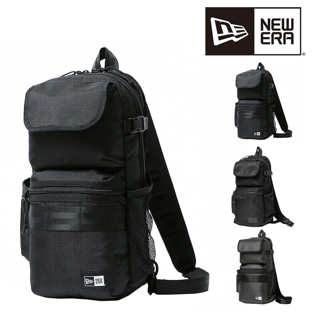 ニューエラ バッグ ボディバッグ ワンショルダーバッグ 斜め掛けバッグ NEW ERA スリングボディバッグ TPU 12L A5 B6 メンズ レディース キッズ 誕生日プレゼント プレゼント 正規代理店 1.ブラック -99x14521310