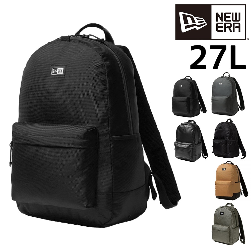 ニューエラ バッグ リュック リュックサック デイパック バックパック 大容量 NEW ERA ライトパック ライトウェイト 27L A4 B5 メンズ レディース キッズ 送料無料 誕生日プレゼント ギフト ラッピング無料 通勤 通学 【正規代理店】 1.ブラック -99x14521331