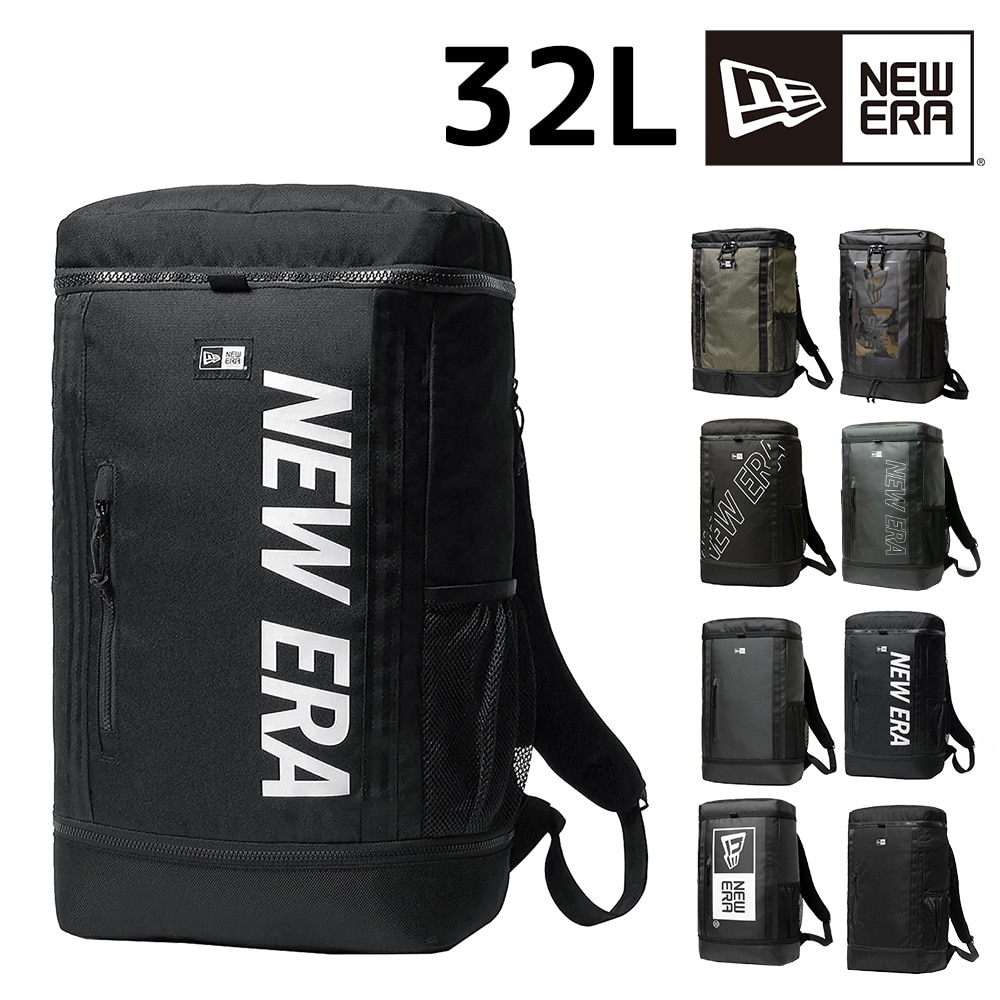 ニューエラ バッグ リュック リュックサック デイパック バックパック 大容量 NEW ERA ボックスパック BOX PACK TPU 32L B4 A4 メンズ レディース キッズ 軽量 送料無料 誕生日プレゼント ギフト ラッピング無料 【正規代理店】 2.ブラックxホワイト -99x14521362