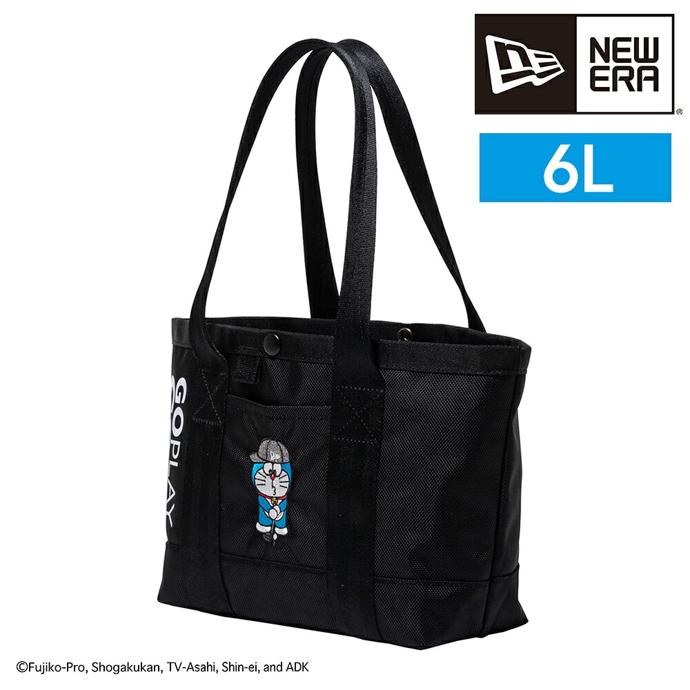 【26年新作限定】 ニューエラ トートバッグ ミニ ドラえもん コラボ NEW ERA トートバッグミニ ゴルフ 6L A5 メンズ レディース キッズ 誕生日プレゼント ギフト ラッピング無料 正規代理店 ブラック -14930294