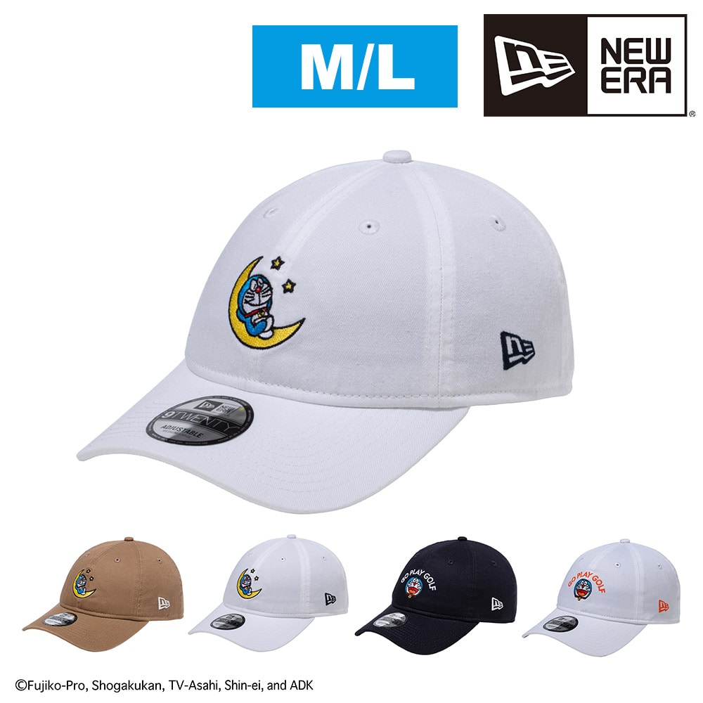 【2026年新作】 ニューエラ キャップ ドラえもん コラボ 限定 NEW ERA 9TWENTY 帽子 サイドパッチ 調節可能 ML メンズ レディース キッズ 誕生日プレゼント ギフト ラッピング無料 正規代理店 2.ホワイト -14935448