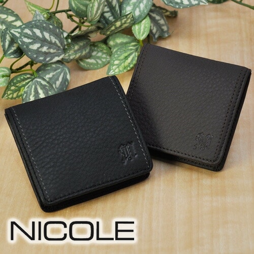 ニコル NICOLE メンディIII コインケース 7308006(7305606) 1.ブラック 10x10
