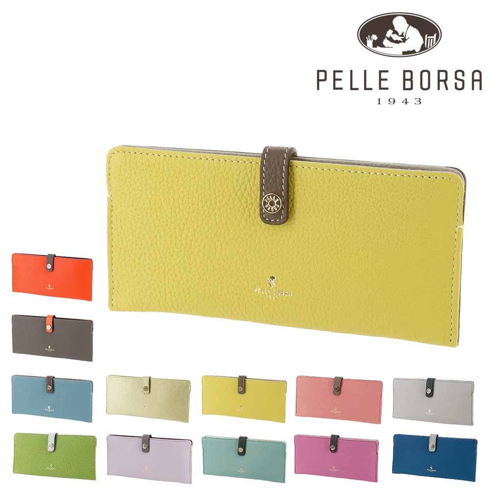 ペレボルサ PELLE BORSA レネットグッズ 長財布 204707 5.イエロー 53xye