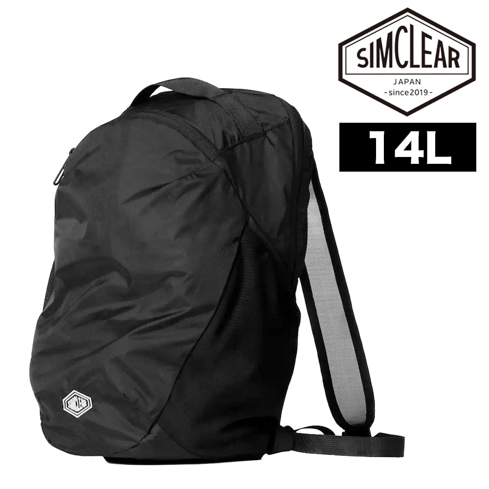 シムクリア リュック パッカブル 14L B5 SIMCLEAR フォルデックスライトパック PK01 メンズ レディース 送料無料 誕生日プレゼント ギフト ラッピング無料 【正規代理店】 ブラック -pk01bk