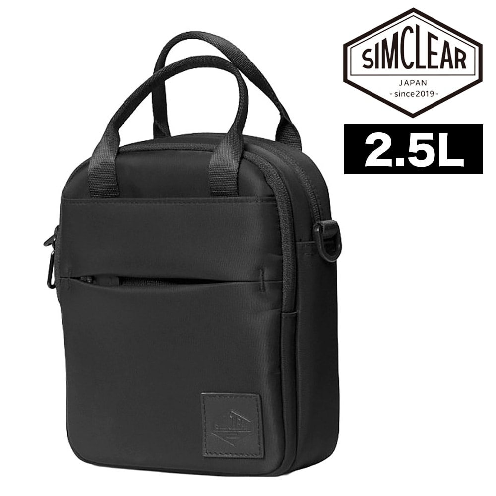 シムクリア ショルダーバッグ 2WAY ハンドバッグ 2.5L B6 SIMCLEAR アルトデイトリップ TSB37 メンズ レディース 送料無料 誕生日プレゼント ギフト ラッピング無料 正規代理店 ブラック -tsb37bk