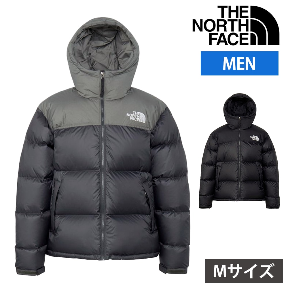 ノースフェイス ウェア アウター 上着 ダウンジャケット 秋冬 新作 THE NORTH FACE ヌプシフーディー Mサイズ ND92559 メンズ レディース 2025モデル 通勤 コンパクト 送料無料 中綿 定番 撥水 ギフト ラッピング無料 ヒューズボックスグレーxAグレー(M) -nd92559fa-m
