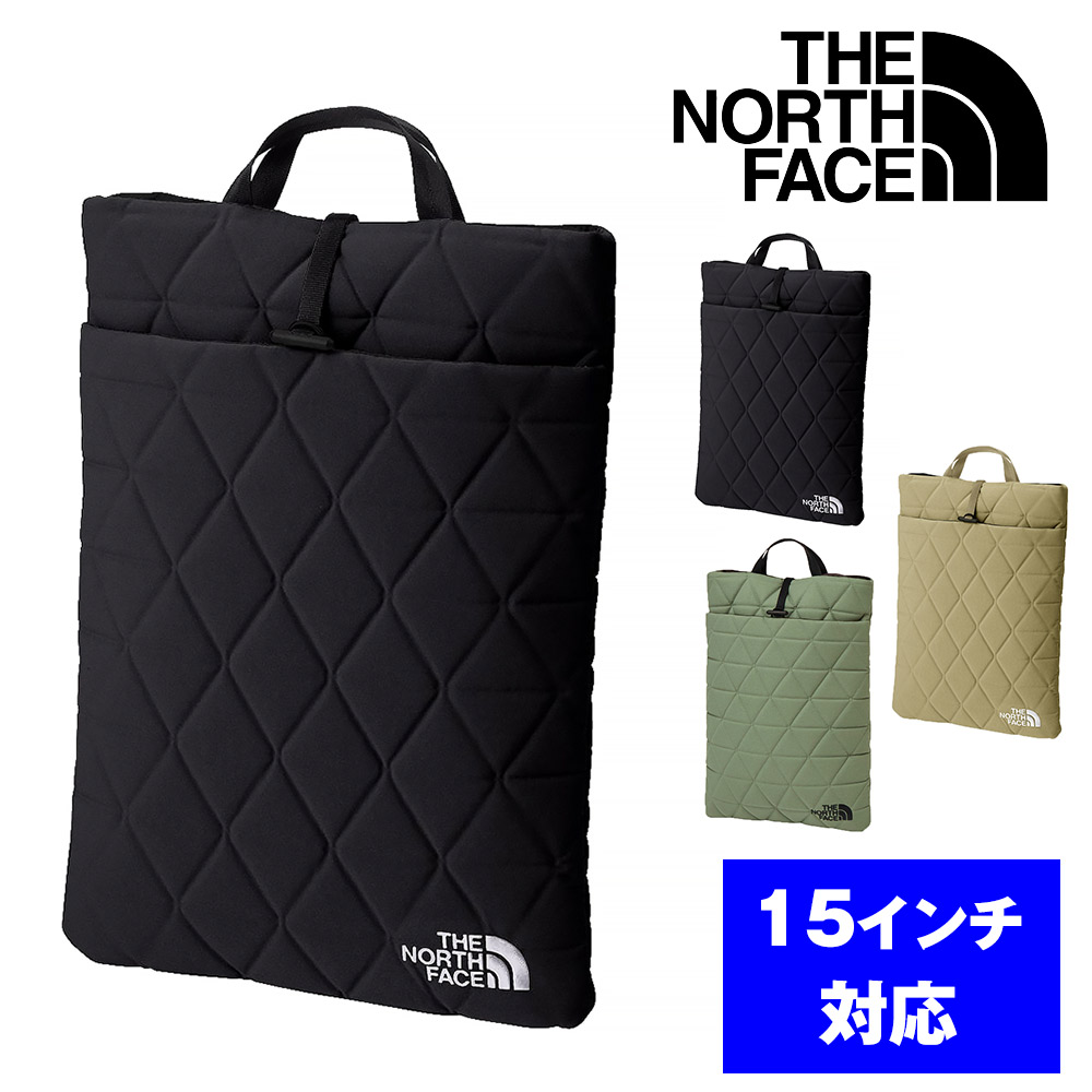 ノースフェイス バッグ PCケース パソコン ケース 15インチ インナーケース THE NORTH FACE ジオフェイス ピーシースリーブ15インチ A4 NM32353 メンズ レディース 送料無料 誕生日プレゼント ギフト 【正規代理店】 1.ブラック -99xnm32353k