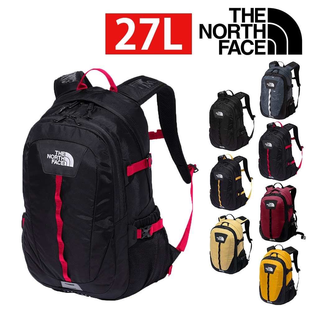 ノースフェイス バッグ リュックサック デイパック バックパック THE NORTH FACE デイパックス ホットショット 27L B4 A4 nm72302 メンズ レディース プレゼント ギフト 4.TNFブラックxTNFレッド -99xnm72302kr