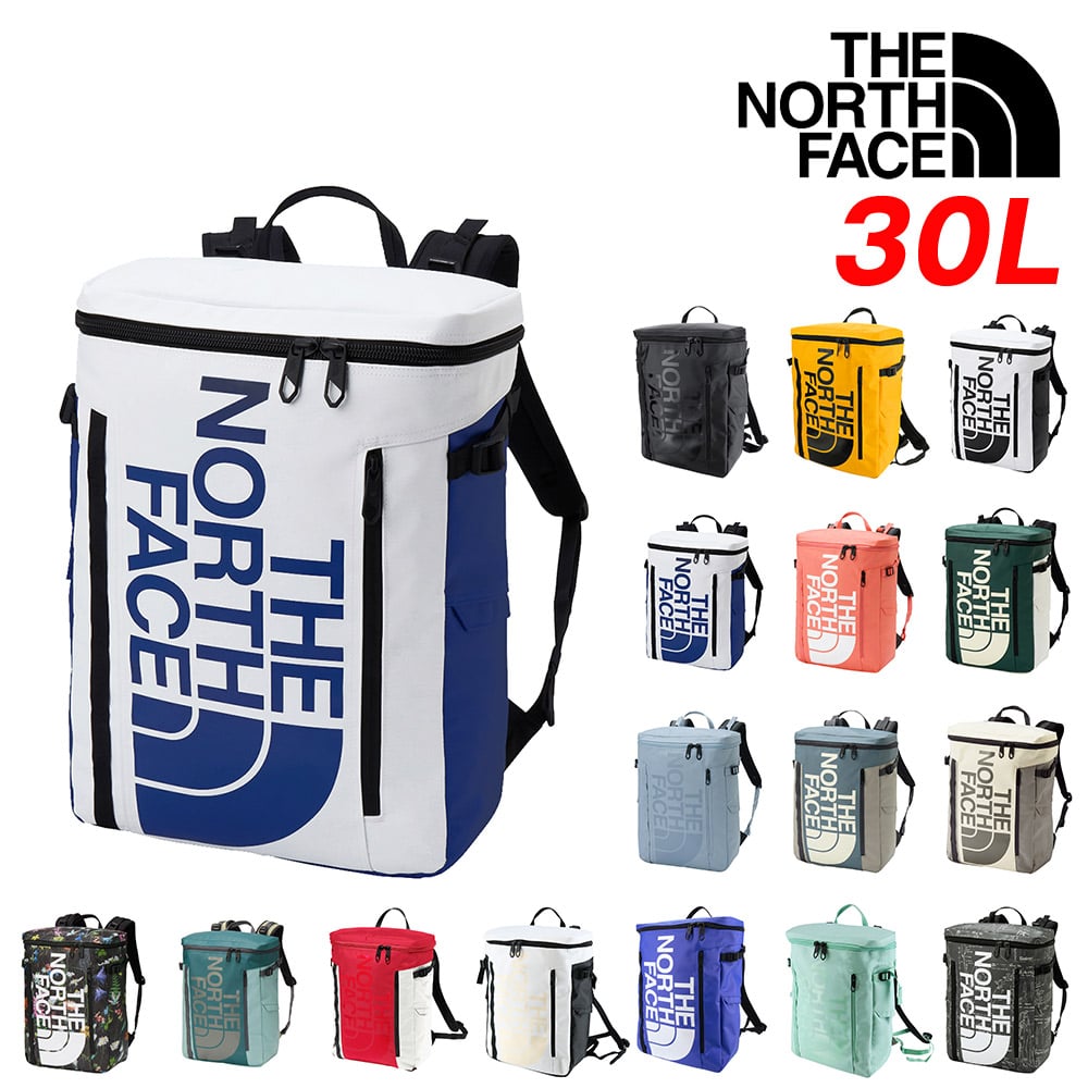 【母の日】 ノースフェイス リュック バックパック THE NORTH FACE ベースキャンプ ヒューズボックス2 30L NM82255 メンズ レディース 送料無料 誕生日プレゼント ギフト ラッピング無料【正規代理店】 4.TNFホワイトxソーダライトブルー -nm82255ws