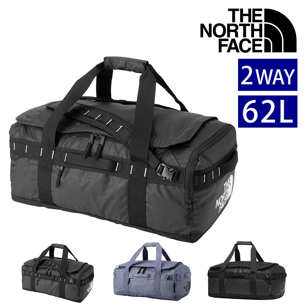 ノースフェイス バッグ ボストンバッグ リュック デイパック 2way THE NORTH FACE ベースキャンプ ボイジャーライト 62L NM82378 メンズ レディース 送料無料 大容量 軽量 防水 誕生日プレゼント ギフト ラッピング無料【正規代理店】 3.ブラックxホワイト -nm82378kw