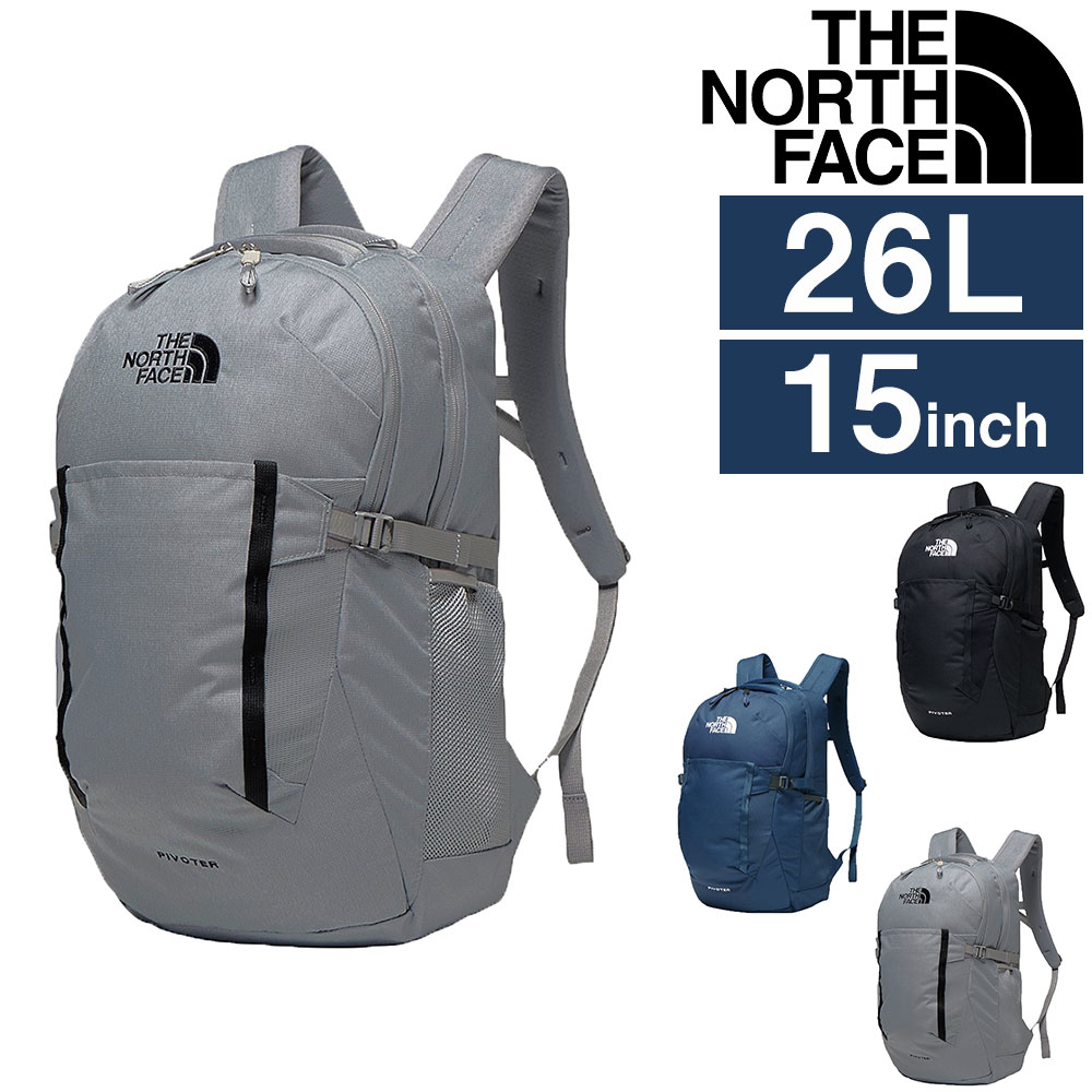 ノースフェイス THE NORTH FACE リュックサック デイパック ピボター Pivoter 2.ミッドグレーダークヘザー -nm82461gh cou09