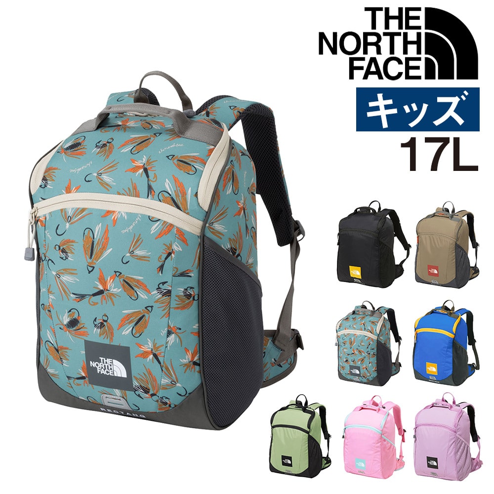 ノースフェイス バッグ リュックサック デイパック バックパック THE NORTH FACE キッズパックス レクタング 17L A4 B4 NMJ72359 男の子 女の子 キッズ 送料無料 誕生日プレゼント ギフト ラッピング無料【正規代理店】 4.フライルアープリント -99xnmj72359fp
